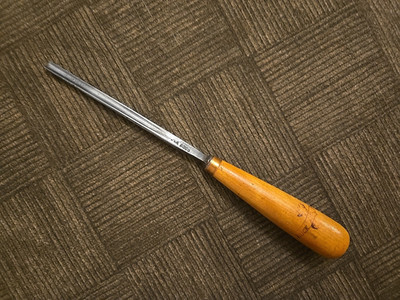 BUCK BROS 1/4'' ?  Wood Chisel Gouge w Original Handle & BUCK Logo - Vintage