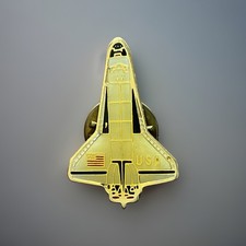 1980 s NASA Columbia Space Shuttle USA Lapel ...