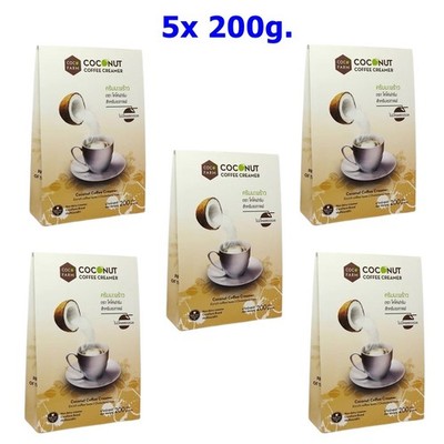 5x Kokosnuss-Kaffeeweißer Tee Schokolade Coco Farm lecker aromatisch Coconut 20
