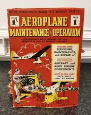 Vintage AEROPLANE MAINTENANCE AND OPERATION magazines bundle Lot 38 issues 1939