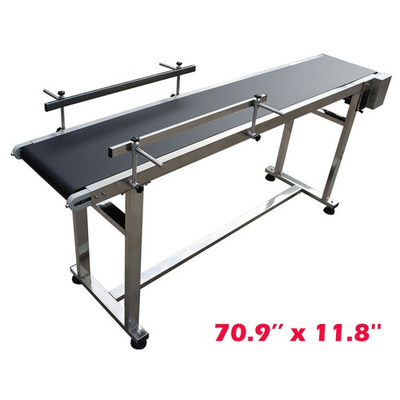 #ad PVC Conveyor Belt Systems Industrial Transport with Double Guardrail 70.9x11.8#x27;#x27; $1029.00