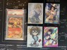 PSA 6 Graded Pokemon Charizard EX XY FlashFire 11/106 and 4 Anime Waifu Cards