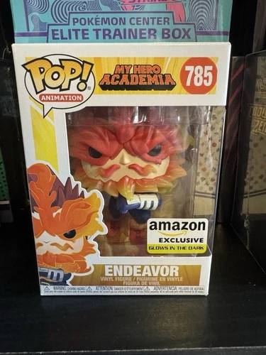 Funko Pop! Endeavor #785 My Hero Academia Amazon Exclusive Glow In The Dark Mint