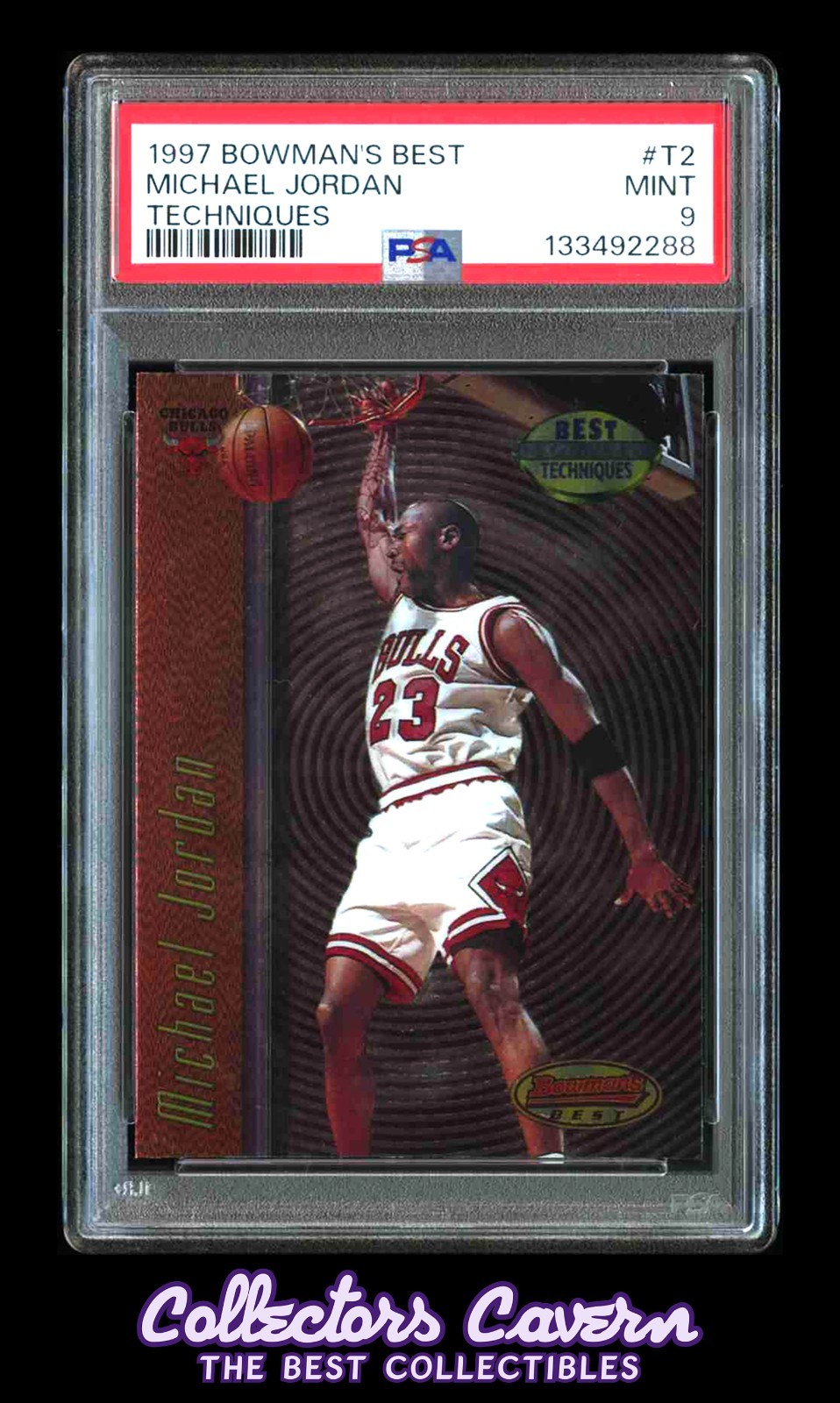 1997 Bowmans Best Techniques #T2 Michael Jordan PSA 9 (MINT)