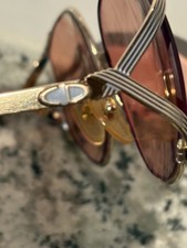 Christian Dior Glasses Frame 2387 42 58-16 Austria Gold Tone Rose RARE 1I83