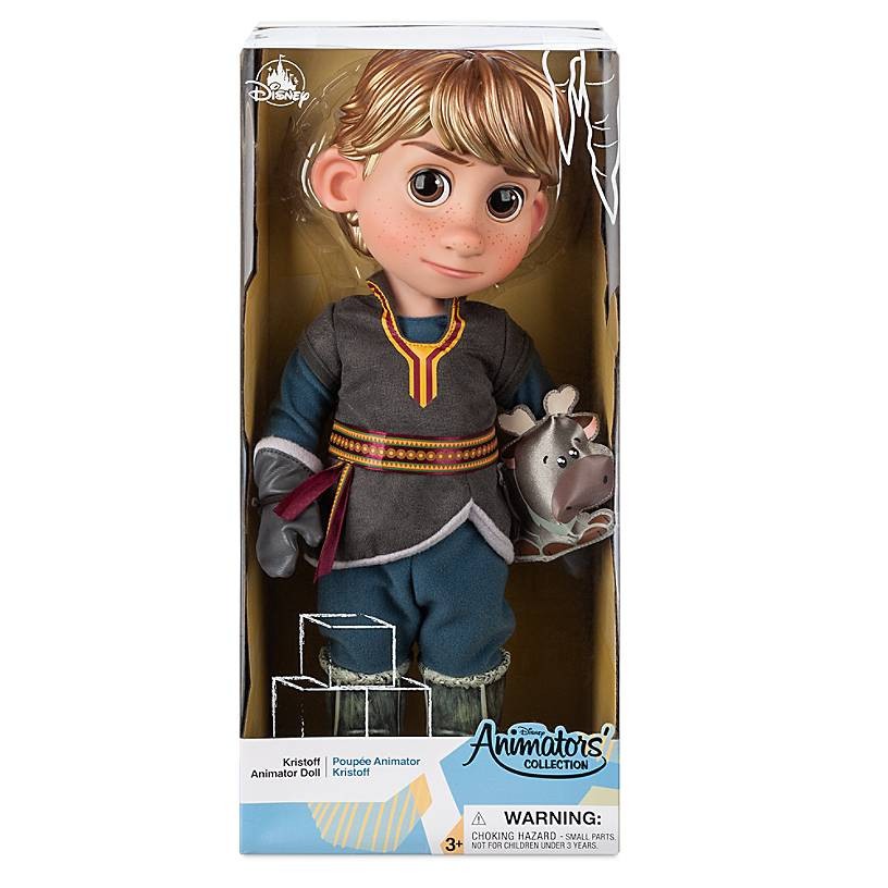 Disney Animators' Collection Kristoff 16" Doll Frozen Elsa Anna *Damaged Box*