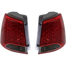 Tail Light For 2011-13 Kia Sorento LX LH and RH Outer with Bulb Set of 2 Halogen