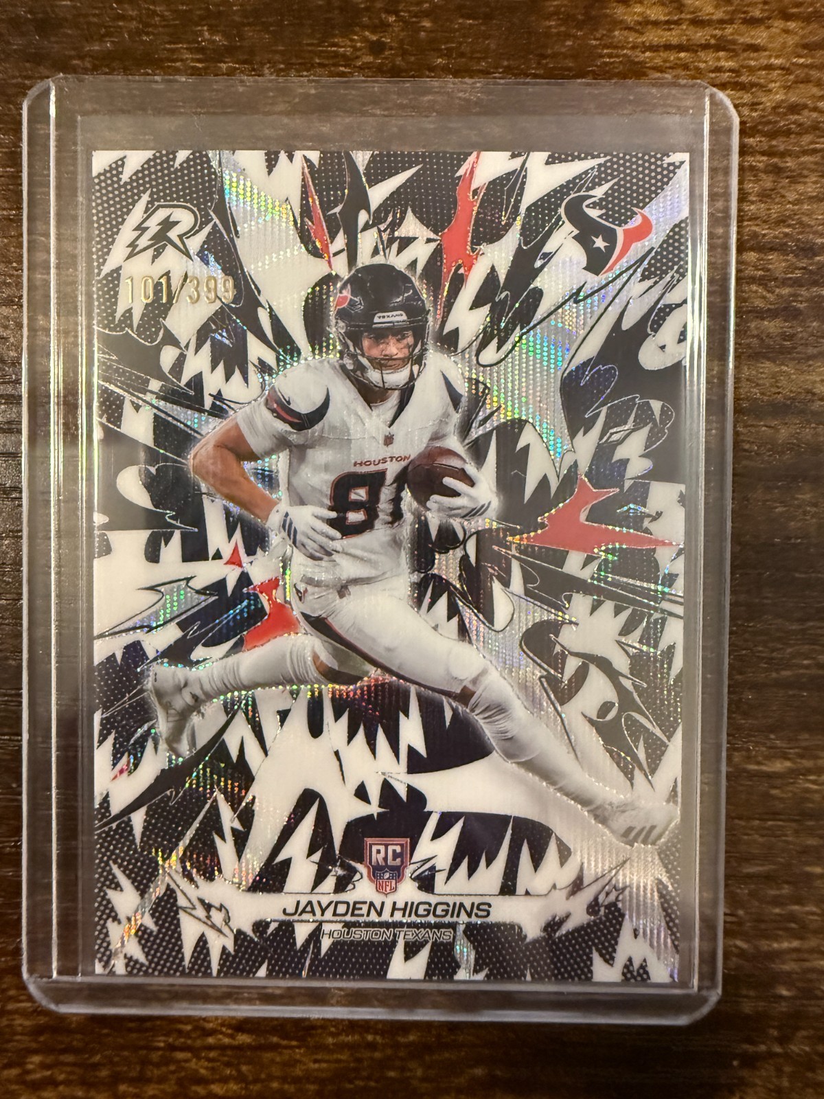2026 Topps Resurgence Jayden Higgins Black and White Surge Refractor 101/399 RC