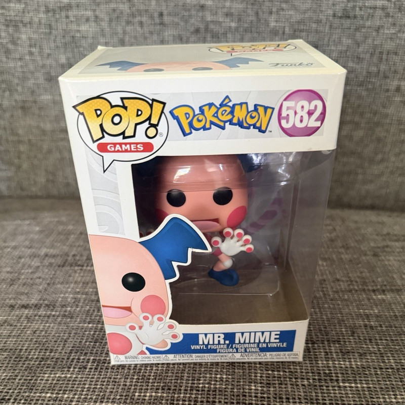 Funko Pop! Games Pokémon Mr. Mime #582 Vinyl Figure Multicolor Boxed