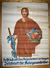 Stary plakat : Pomóż nam zdobyć laur zwycięstwa - obligacja wojenna / 1917
