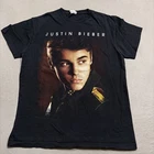 Justin Bieber Believe Tour 2012/2013 Black Concert T-Shirt Sz M