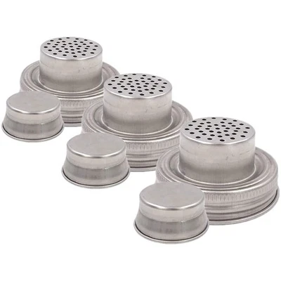 3 Pcs Couvercle En Acier Inoxydable Fournitures De Mise Conserve - Photo 1/4