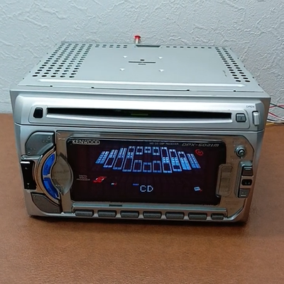 Kenwood DPX-5021M 2DIN Car Audio CD MD DSP Added Bluetooth Tested