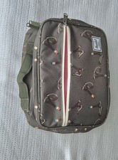 Herschel Lunch Box Bag Slingshot Pop Quiz Olive Green Zipped Insulated