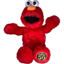 Tickle Me Elmo Laughing Talking Shaking Plush Toy Sesame Street 50th Anniversary