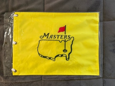 Masters Tournament Flag Augusta Embroidered Pin Flag Undated Tiger Woods