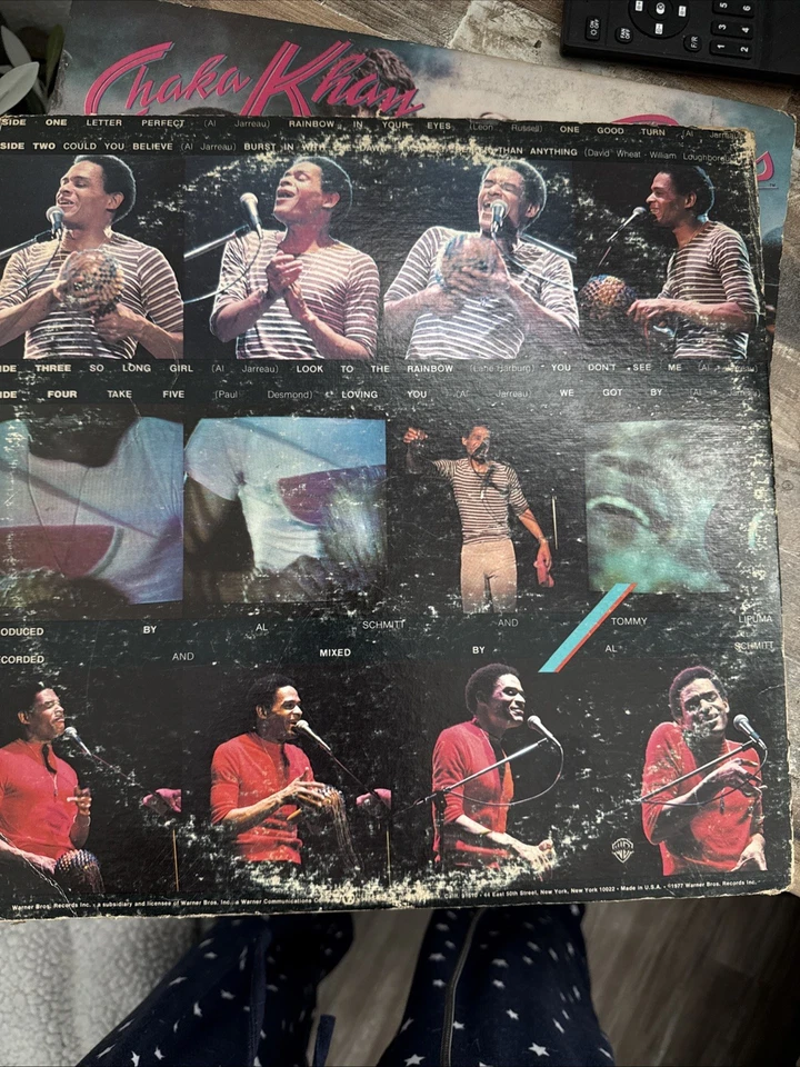 Vtg Al Jarreau “Look To The Rainbow Live” Recorded In Europe Vinyl 2 Record Set - Image 3 of 3