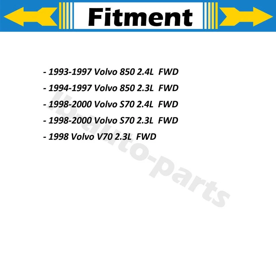 Manguera hidráulica de freno de primera parada para Volvo 850 1993-1997 4X Dorman Foto 2 de 4