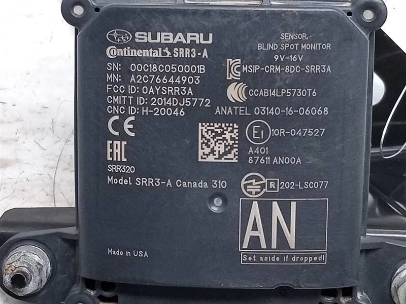 Sensor radar punto ciego lado izquierdo Subaru Outback 2020 87611 An00A Foto 2 de 3
