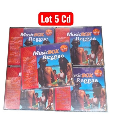 Set 5 CD Music Box Reggae 4CD Bob Marley Lee Perry Neu Blister