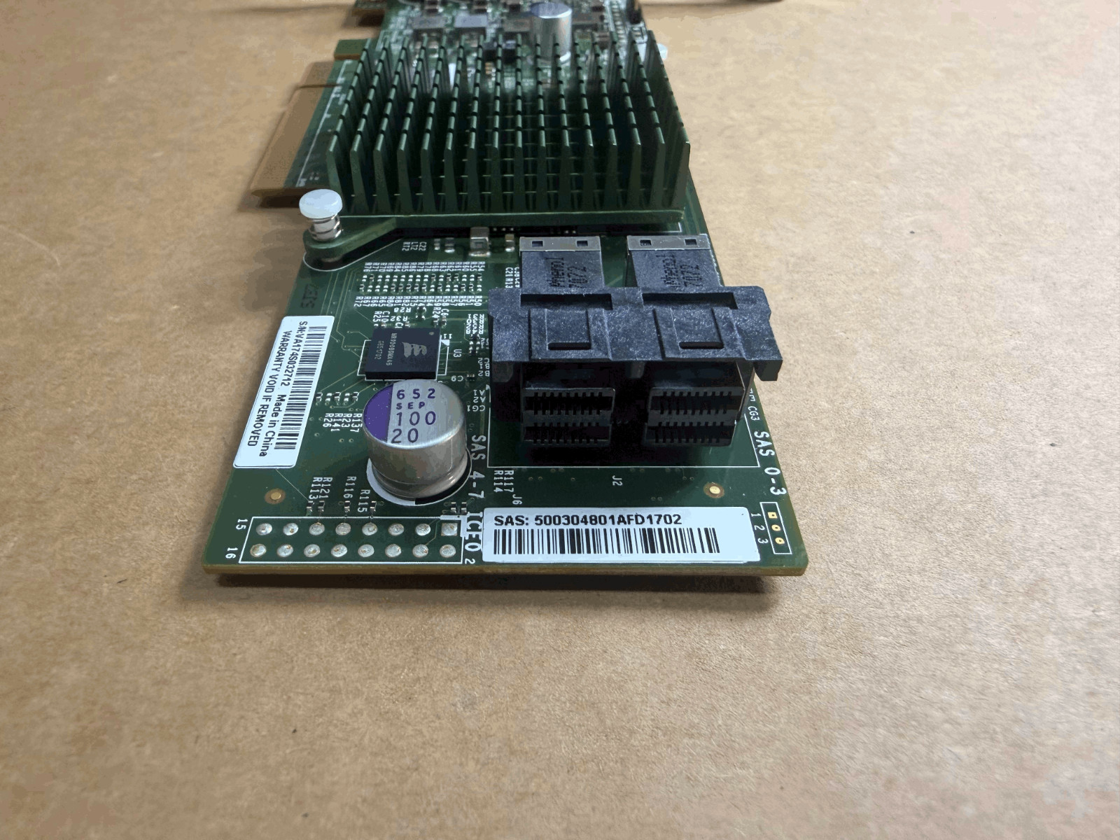 SuperMicro AOC-S3008L-L8E SAS3 12Gbps PCIe HBA Controller - IT Mode  Full Height