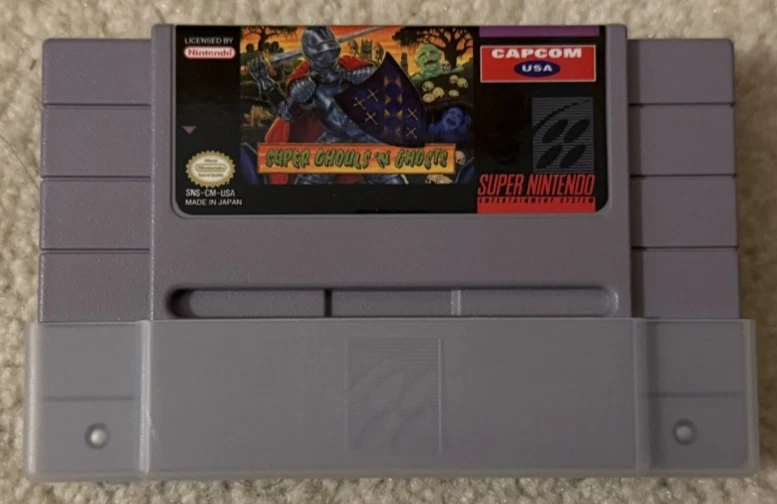 Chomakaimura (Ghost 'n Goblins) Sur Super Famicom - 1991, édition Capcom, Testé