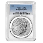 2023 $1 Morgan Silver Dollar PCGS MS70 Blue Label