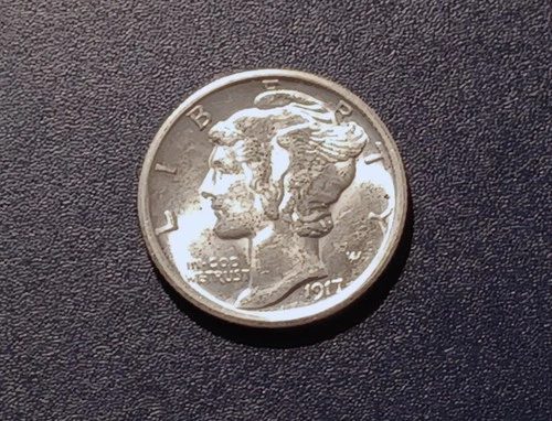Choice BU FSB 1917-P Mercury Dime