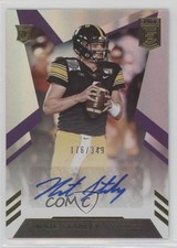 2020 Panini Donruss Elite Rookie 176/349 Nate Stanley #RA-NS Auto 0p5