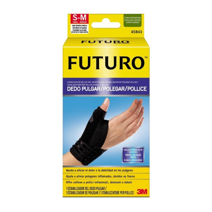 3m Futuro Thumb Finger Stabilizer Left Or Right Hand Size S-M - Immagine 6