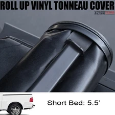 For 01-03 Ford F150 Styleside 5.5 Ft 66" Bed Lock & Roll Up Soft Tonneau Cover