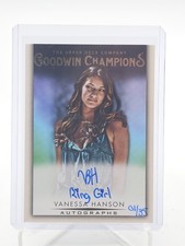 VANESSA HANSON 2021 UPPER DECK GOODWIN CHAMPIONS AUTOGRAPH #A-VH /35 Q5375