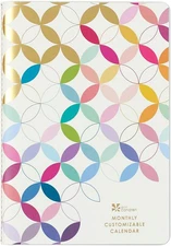 Undated 12 Months Customizable Agenda Petite Planner - Perfect for Tracking Mont