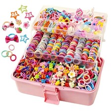 Children s Hair Accessories Gift Set Ponytail Holders Colorful Rubber Bands Set