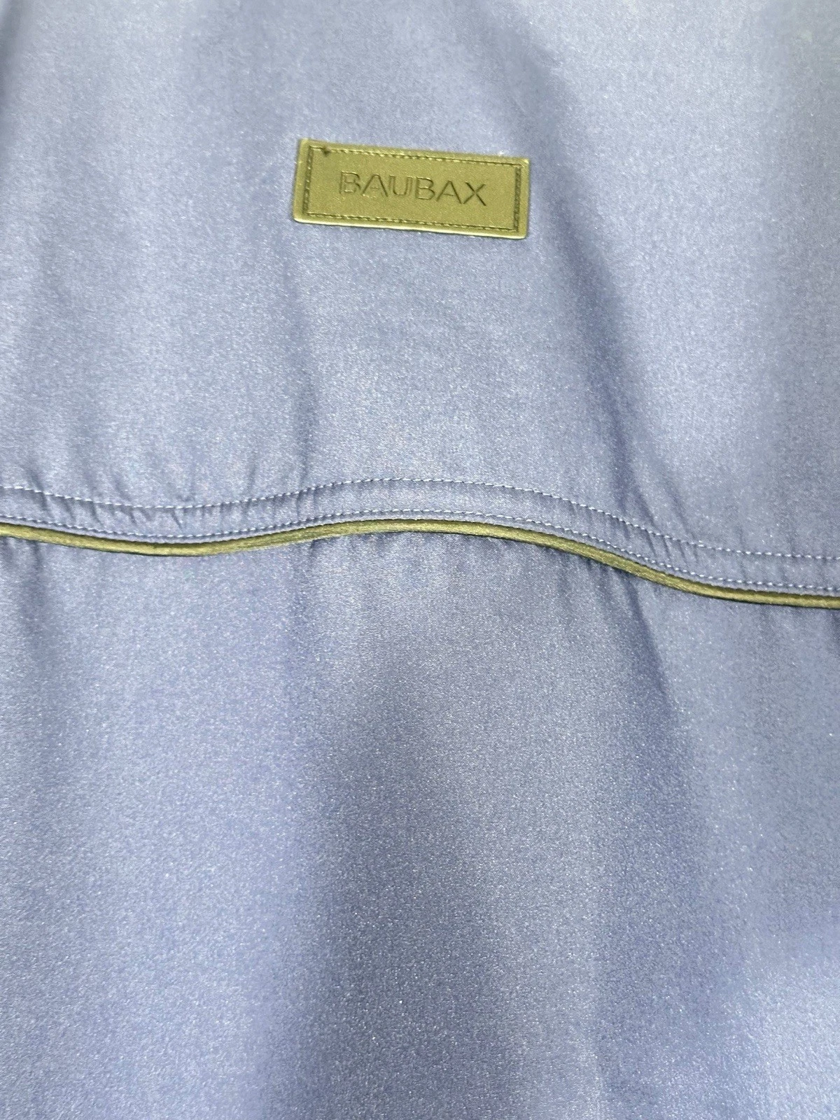 Baubax Jacket Size XXL Blue Full Zip Stand Collar Lightweight Casual Travel - product detail image 12