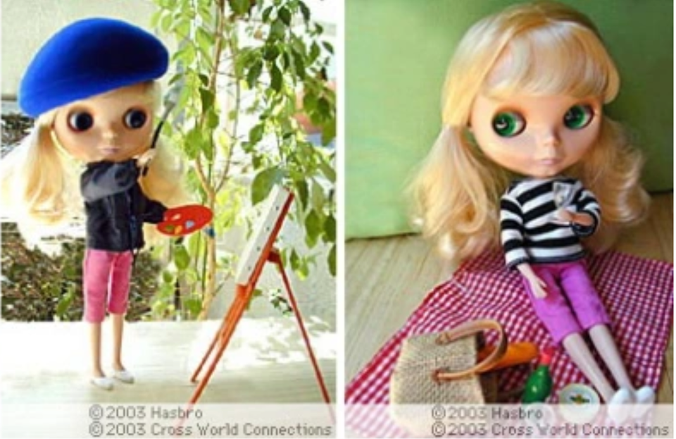 Petite Blythe Weekend Artist Pop-up World – Takara 2003 – MISB Neuve
