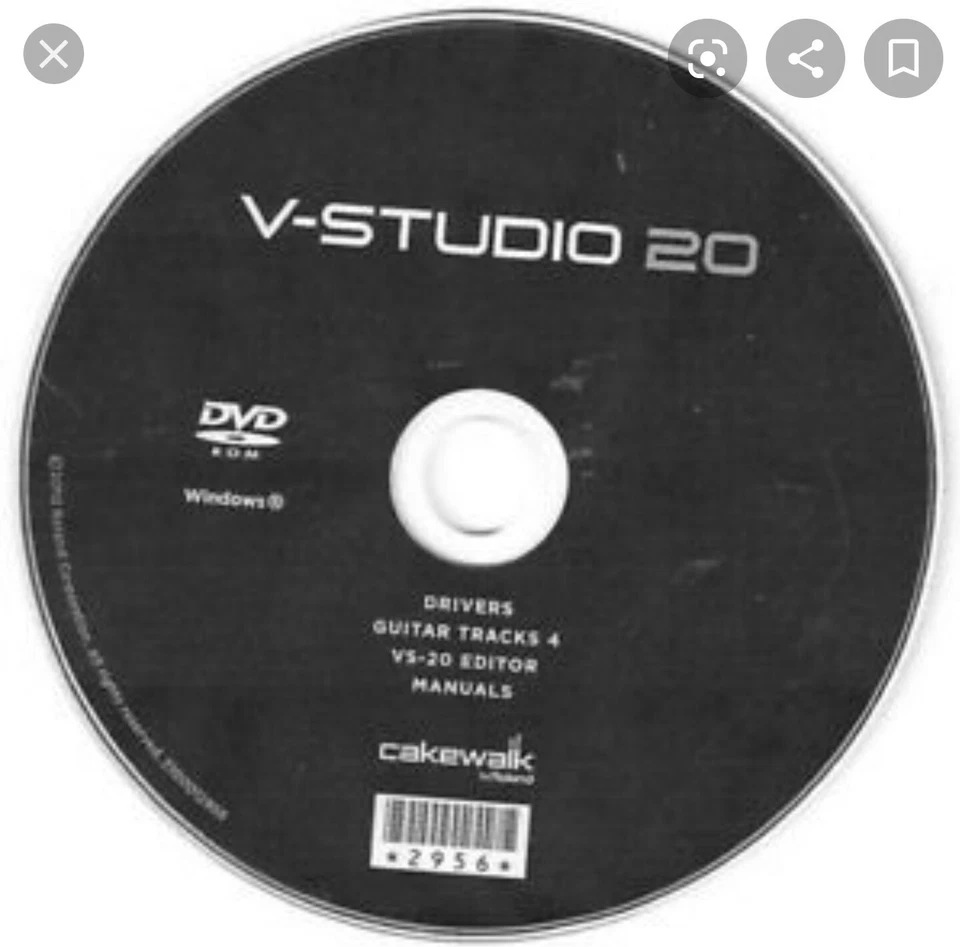 Roland VS-20 DAW Guitar Tracks Included activation Code - Image 2 of 2