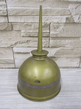 Vintage Gold Eagle Thumb Pump Oil Can Oiler 7" Tall Made In USA