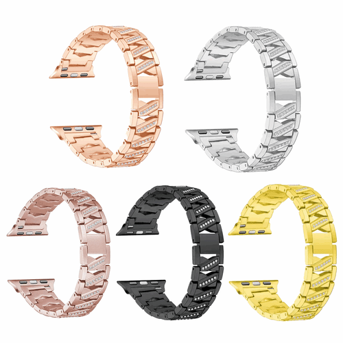 Diamond Bracelet Strap For Apple Watch Band Series 9 8 7 6 5 4 SE iWatch Ultra 2 - 第 12/16 張圖片
