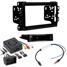 Double DIN Car Stereo Install Kit & Wire Harness for 2013-2023 RAM 1500,2500