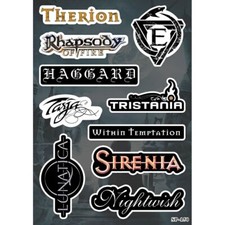 Symphonic Metal Sticker Pack Nightwish Within Temptation Tristania Sirenia