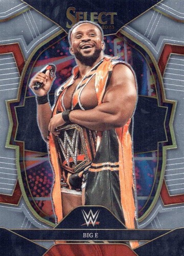 Big E 2023 Panini Select WWE CONCOURSE SILVER PRIZM Card #2 NEW