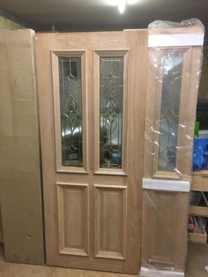 Solid Oak Howdens Front Door Ebay