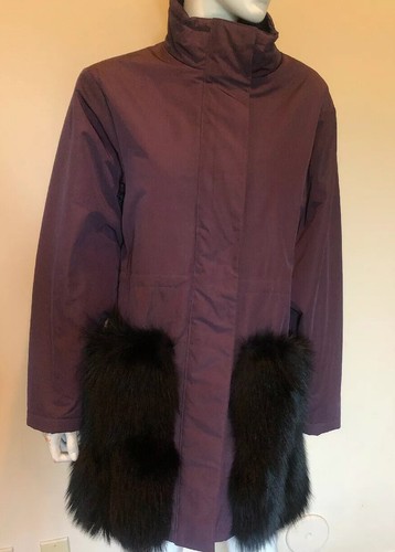 Elizabeth Roberts Tech Genuine Fox Fur Pocket Jacket Med $1250 - Picture 4 of 6