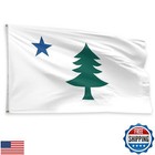 3x5 Foot Maine State Flag 1901-1903 Me for Room, Garden and Outdoor, Banner P