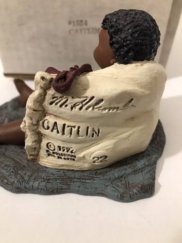 TODOS LOS NIÑOS DE DIOS 2,75" CAITLIN NIÑA CON MUÑECA DURMIENDO CON CAJA - Imagen 3 de 3