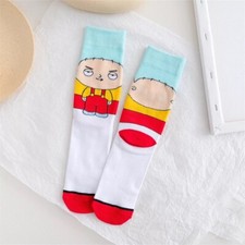 Adult Unisex Socks Size 6-11 Colorful Warm Funny Cartoon Characters