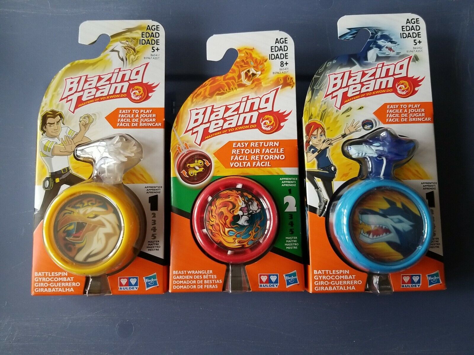 BLAZING TEAM Battlespin Yo Kwon Do. Yo-Yo. NEW. Hasbro Auldey. Level 1