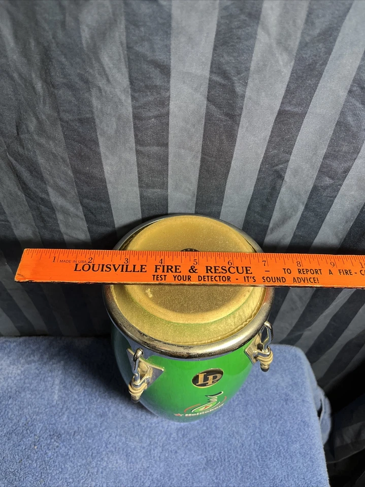 11” Latin Percussion LP Conga Drum. Heineken EN VIVO. Green    S4 - Image 4 of 4