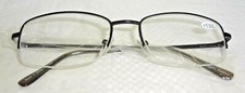 UNISEX MEN WOMEN EYEKEPPER 1.00 READING GLASSES BLACK HALF FRAME READER READERS